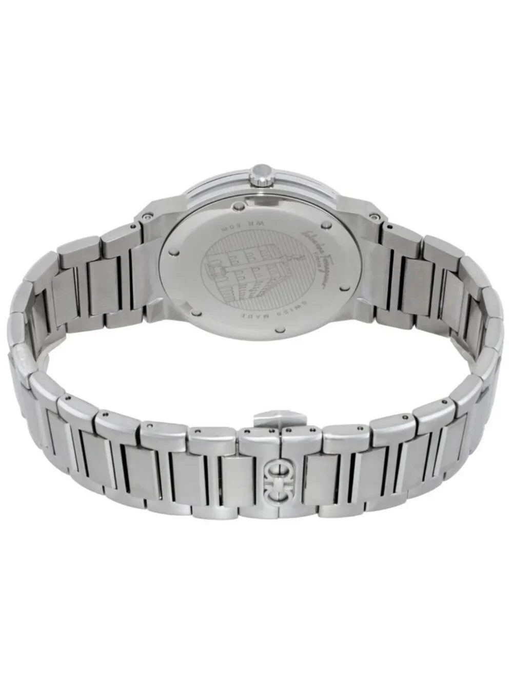 NWT Ferragamo F-80 Classic Quartz Black Dial Men's Watch